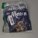 Weenie Dog Dachshund Mom Mama Womens Long Sleeve T-Shirt (M, Navy Blue)