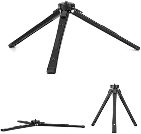 Zeadio Heavy Duty Metal Tripod Stand - Adjustable Universal Small Table Tripod for Camera, Gimbal, Action Cam, Camcorder, Microphone, LED Light, etc(40kg/88lb Load)