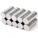 MIN CI 100 Pcs Strong Neodymium Magnets Disc, 8 x 2mm Small Magnets for Whiteboard, Mini Round Rare Earth Magnet s for DIY Building Scientific Models Dry Erase Board Office Fridge Crafts