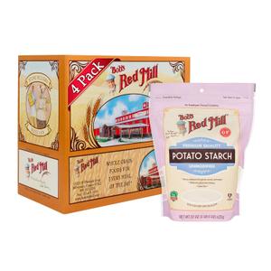 Bob's Red Mill Potato Starch, 22oz (Pack of 4) - Non GMO, Vegan, Kosher