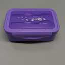 LOVINA Bento Boxes for Adults - 1100 ML Bento Lunch Box Container For Kids With Spoon & Fork - Durable Perfect Size for On-the-Go Meal, BPA-Free and Food-Safe Materials(Purple)