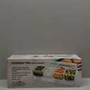 Estilo 4 Section Condiment on Ice, Clear (1-(Pack))