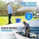 Cordless Stick Water Transfer Pump Compatible with Dewalt 20V MAX Battery(NO Battery)720GPH,32FT Head, Portable Utility Sump Pump Kit with 3/4" Outlet for Pool/Garden/Pond/RV/Boat Draining