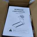 BORGUSI Auto Incline Treadmill, 3.5HP Folding Running Machine for Home