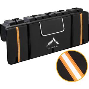 GoHimal Tailgate Pad Pro for Mountain Bike, Tailgate Bike Pads Up to 5 Off-Road Bicycle on Most Full-Size Trucks, with Reflective Strips and Tool Pockets