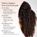 Kitsch Satin Scrunchies for Women - No Crease Hair Ties for Girls | Scrunchies For All Hair Types and Textures, Perfect for Day or Night | Ideal Gifts for Women - 6 Pcs, Terracotta