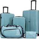 20/24/28 Inch Hardshell Suitcase Set, ABS Luggage Set with TSA Lock 5 Piece, 5PCS