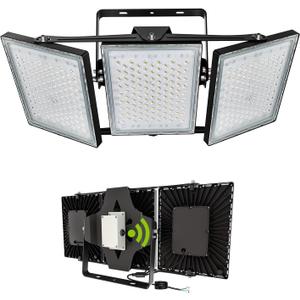 STASUN Flying Series Max - 900W Dusk to Dawn LED Flood Light, 90000lm 6000K Super Bright Outdoor Lighting, IP66 Waterproof, Wide Angle, LED Area Light for Yard, Parking Lot