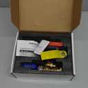 8Pcs 3/4 Inch IPS Isolator Tankless Water Heater Valve Kit with 2Pcs 3/4" NPT to 1/2" FNPT and 2Pcs Brass Pipe Fitting, Tankless Water Heater Flushing Kit with Pressure Relief Valve, Clean Brass