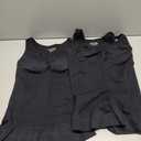 Shapewear Camisoles With Built in Bra Tummy Control Compression Tank Tops for Women Body Shaper Padded Tanks (Large, Black+black)