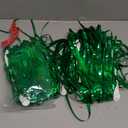 Green Tinsel Curtain Party Backdrop - GREATRIL Foil Fringe Streamers for St Patricks Day/Luau/Turtle/Hawaiian/Dinosaur/Ghost/Football/Christmas Decorations 2 Packs