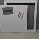 QWORK Access Panel for Drywall - 20x20 Inch Plastic Access Door, Removable Wall Access Panel Compatible with Plumbing & HVAC Systems