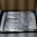 120PCS Mylar Bag Bundle, 4 Multi-Size Pouches(11Mil), 100x500cc Oxygen Absorbers, 120 Labels, Heat Sealable, Food Safe, BPA-Free  for Strong, Secure Long Term Food Storage, Silver