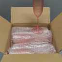 Plastic Champagne Flutes Champagne Glasses Unbreakable Wedding Toasting Glasses Reusable Diamond Wine Glasses Crystal Clear Party Wine Cups Vintage Drinking Glasses 5.5 OZ for Wedding (12, Pink)