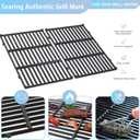 17.5 Inch 7637 Cooking Grates for Weber Spirit & Spirit II 200 Series Spirit E210 Spirit E220 Spirit S210 S220 with Front Control, Cast Iron Grates Replacement Parts for Weber Spirit 2 Burner E-210