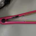 CHI Tourmaline Ceramic Flat Iron Hair Straightener 1", Professional Hair Styling Tool for Silky Smooth Hair, Frizz Control & Curling, Pure Pink 1" Plates