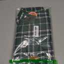 Kuoser Waterproof Dog Coat, Reversible Dog Jacket for Small Dogs, Adjustable Durable Doggie Winter Coat Warm Cozy Puppy Cold Weather Apparel from Small to Large Breed, Green S (Small (Pack of 1))