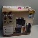 Keurig K-Caf Barista Bar Single Serve Coffee Maker and Frother, with 3 Brew Sizes, Hot and Cold Coffee Capabilities, 2oz Coffee Shot Button, Black