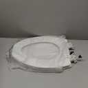 Bemis 1500EC 390 Lift-Off Wood Elongated Toilet Seat, Cotton White (Pack of 1)