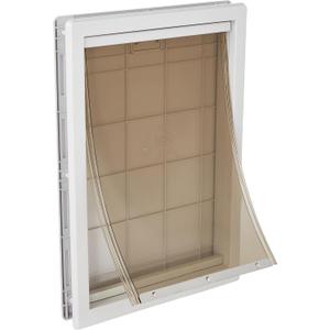 Ideal Pet Products Designer Series Plastic Pet Door with Telescoping Frame, Extra Large, 10.5" x 15" Flap Size