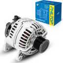 PHILTOP Alternator Compatible with Dodge Ram 2500 2006-2009 5.9T, Ram 3500 2006-2007 5.9T Replace 11235N 12V 136Amp CW SC8 8-Groove Pulley