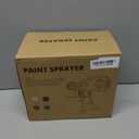Cordless Paint Sprayer for 20V, 1360ml, Yellow, Plastic, Gun, Battery Powered