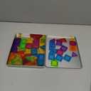 Mini Magnetic Tiles,78PCS Travel Magnetic Tiles Set with Iron Box,Portable Building Blocks for Kids Ages 3+,Car Airplane Travel Essentials Kids Toy,Creative STEM Toys Birthday Gift for Boys & Girls