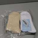 AugRing Women's Striped Cotton Crew Socks Cozy Casual Athletic Quarter Socks for Running & Gym Size 5-11
