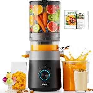 Aeitto 3-in-1 Juicer Machines, 6.0" Wide Mouth, Mesh-Free Easy to Clean