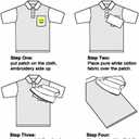 Minason Embroidered Iron-on Patches for Clothing: 9Pcs Bible Cross Jesus Sew on/Iron on Applique Repair Patch DIY Craft Accessories for Clothes Jacket Jeans Backpacks