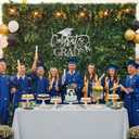 Geetery Large Graduation Metal Grad Sign Decor 30.3 x 19.7 inches 2026 Gard Photo Booth Prop Graduation Party Backdrop for Front Door Outdoor Indoor Wall College Gradua Party(Congrats Grad,Silver), 28.35 x 19.7 inches