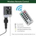 Christmas String Lights, 66FT 200 LED Color String Lights Indoor Outdoor, 11 Modes Dimmable Christmas Tree Lights with Timer Remote for Christmas Decorations