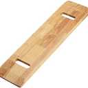 YPCBYNBS Wooden Transfer Board,Made of Heavy-Duty Hardwood for Transferring Disabled Patient, Elderly, Seniors Between Wheelchair, Bed, Commode, or Chair, 30" with Two Hand Cutouts