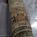 Loloi Layla Collection LAY-03 Olive/Charcoal 7'-6" x 9'-6" .13" Thick Area Rug, Soft, Durable, Vintage Inspired, Distressed, Low Pile, Non-Shedding, Easy Clean, Printed, Living Room Rug