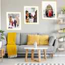 JCJMY 22x28 Picture Frame with 18x24 Mat, Display Photo 18x24 with Mat or 22 x 28 Without Mat, Wall Hanging Large 22 by 28 Poster Frame with Plexiglass, Gold