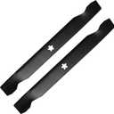 (2 Pack) Replacement High Lift Lawn Mower Blades for Craftsman Husqvarna Poulan 127843 138498 138971 532127843 532138498 532138971, Fits Craftsman LT1000 DYT4000, Husqvarna YTH18542 42 Deck Mower
