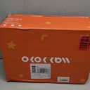 MAXYOYO Kids Bean Bag Chair, Comfy Faux Fur Bean Bag Sofa with Filler, Upholstered Floor Sofa with Pillows and Armrests, Lazy Floor Chair Couch for Boys and Girls, Pink (Single)