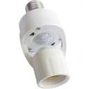 Light Socket Motion Sensor Light Switch Bulbs Socket - 1 Pack, E26/E27 Screw in Automatic Bulb Holder, Indoor Activated Lights for Garage, Basement, Storage Room