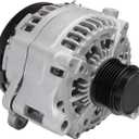 4210007231 Alternator for Jeep Wrangler 2018-2023, Gladiator 2020-2023, 3.6L V6, 12V 240Amp Counterclockwise 6-Groove Decoupler Pulley