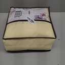 20x10ft Wrinkle Free Ivory Backdrop Curtain for Parties Soft Fabric Drapes Wedding Ivory Curtain Backdrop for Birthday Party Decorations Background for Photography 5x10ft, 4 Panels