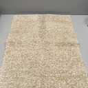 Yimobra Bathroom Rugs Non Slip Washable 24x17, Ultra Soft Absorbent Microfiber Bath Mat, Dual-Tone Decor Rug with Rubber Backing for Bathroom Floor, Tub and Shower, Home Essentials,Light Beige & white