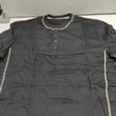 Dokotoo Men Men's Men's Henley Shirts Long Sleeve Casual Classic Tee Cotton Button Up Henley T-Shirts Black, XX-Large