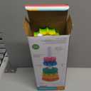 Baby Spinning Stacking Toys for Toddlers 1-3, Rainbow Ring Stacker Montessori Toys for Babies 6-12 Months, 1 2 3 One Year Old Girl Boy Christmas Birthday Gifts, Autism Sensory Learning Toy