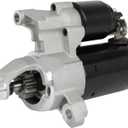 SCITOO Starter Motor 19110 2009 for Audi for A4 A5 A6 A7 A8 3.0L 4.0L 4.2L Q5 3.0L 3.2L Q7 3.0L RS5 4.2L RS7 4.0L S4 S5 S5 for Audi for S6 S7 S8 4.0L 2014-2017 SQ5 3.0L PMGR 12V 1.2kW CW 10 Tooth