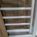 Small Narrow Baby Gate for Stairs Doorways Hallways 24 Inch to 29 Inch Wide Pressure Mounted Baby Gate Walk Through Child Gates for Kids or Pets Indoor Safety Gates