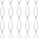 20 Pack Candelabra Light Bulbs 40 Watt 120V B10 Candle Bulbs Replacement E12 Standard Base Clear Dimmable Decorative Light Bulbs for Chandeliers Ceiling Fan Fireplace