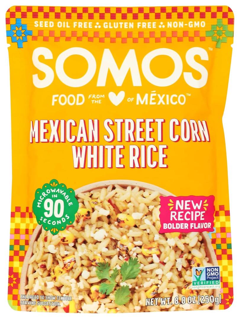 2 x Somos, Corn White Rice Mexican, 8.8 Ounce (EXP 06/06/28)