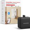 Switchbot Smart Switch Button Pusher (Bluetooth) Fingerbot for Rocker Switch/One-Way Buttons, App Timer Control, No Wiring, Optional Hub Required for Voice/Remote, Black