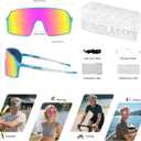 Ukoly Cycling Glasses Running Baseball Fishing Golf Sunglasses For Men Women,Sports Sunglasses HD Lens UV400coating 650
