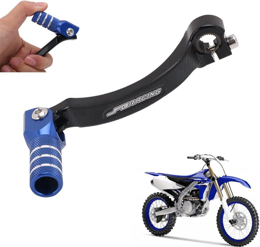 JFG RACING Motorcycle Folding Gear Shifter Shift Lever Pedal CNC for YZ250F YZ450F 2014-2021 YZ250FX 2020 YZ450FX 2016-2021 WR250F 2020 WR450F 2016-2021 Dirt Bike Blue